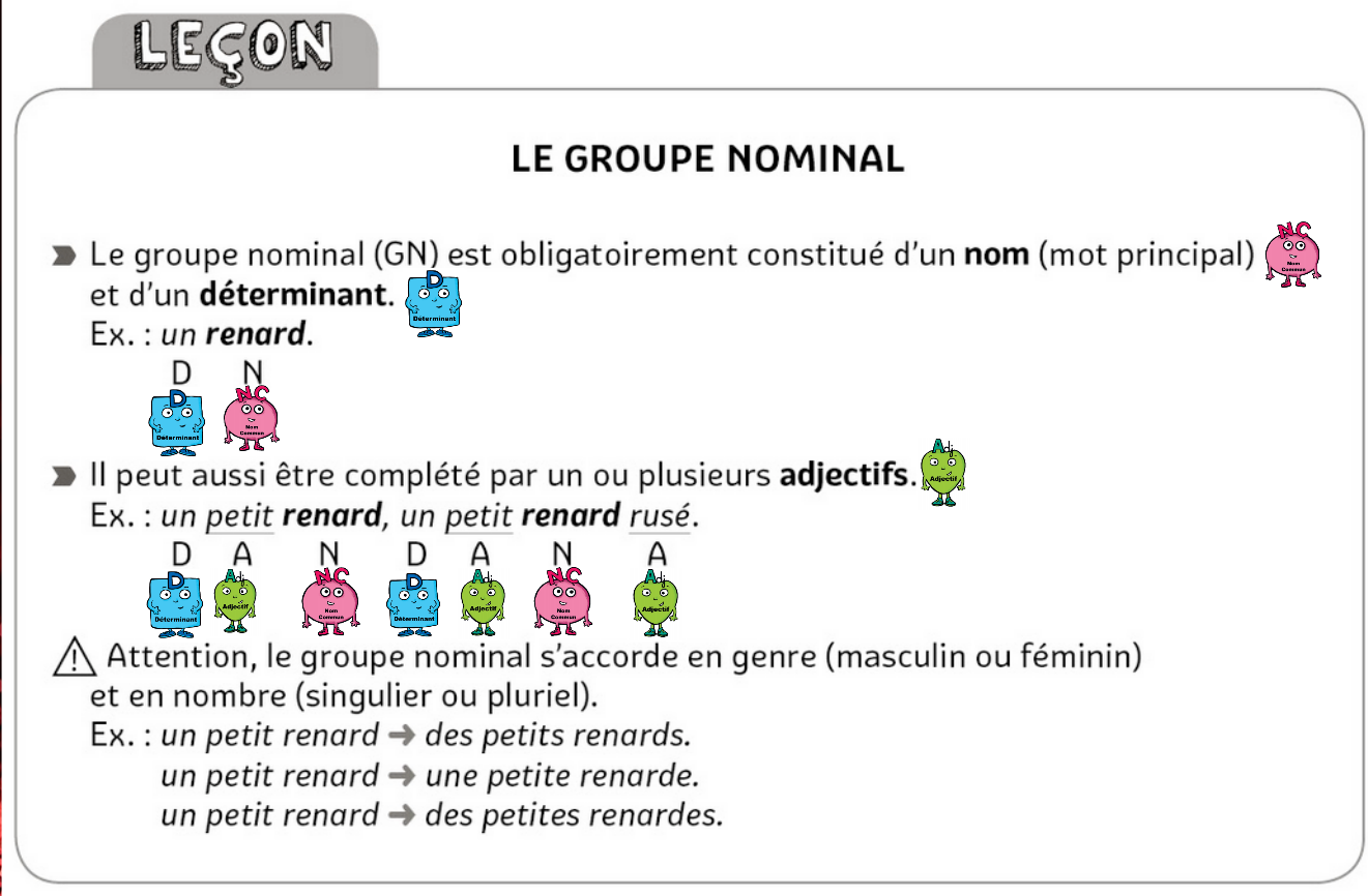 G6 - Le groupe nominal